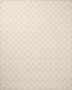Brigette Romanek x Loloi Knox Ivory  Silver 18 x 18 Sample Rug