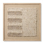 Loloi Bandera Beige  Ivory 2-8 x 2-8 Wall Art