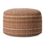 Chris Loves Julia x Loloi Wallace Clay 36W x 36D x 17H Round Pouf