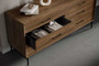 BDI 6-Drawer Dresser in Natural Walnut Finish
