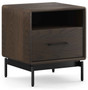BDI Linq Bedroom Nightstand 22-Inch in Toasted Oak