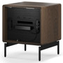 BDI Linq Bedroom Nightstand 22-Inch in Toasted Oak