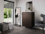 BDI Linq Bedroom Chest with 5 Drawers in Toasted Oak