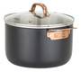 Viking Stainless Steel 3-Ply Black 11 Piece Cookware Set