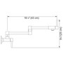 Franke Steel Pot Filler Faucet in Stainless Steel