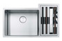 Franke 35-inch Culinary Center Double Bowl Kitchen Sink