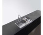 Franke 35-inch Culinary Center Double Bowl Kitchen Sink