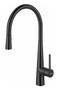 Franke Steel Pull-Down Kitchen Faucet in Industrial Black
