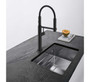 Franke Pescara Semi-Pro Kitchen Faucet in Matte Black