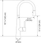Franke Steel Industrial Black BarPrep Kitchen Faucet