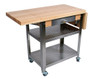 John Boos  Co. Cucina Elegante Hard Maple Top Cart