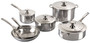 Le Creuset Stainless Steel 10 Piece Cookware Set