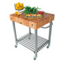 John Boos  Co. Cucina DAmico Hard Maple Top Cart