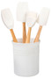 Le Creuset Craft Series 5-Piece White Utensil Set