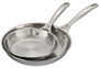Le Creuset Stainless Steel 2-Piece Fry Pan Set