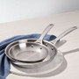 Le Creuset Stainless Steel 2-Piece Fry Pan Set