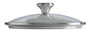 Le Creuset 8 Glass Lid With Stainless Steel Knob