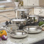 Cuisinart Chefs Classic 10-Piece Cookware Set in Stainless Steel