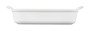 Le Creuset Heritage 4 Qt. Rectangular Dish in White