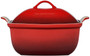 Le Creuset Heritage 4.5 Qt. Deep Covered Rectangular Baker In Cerise