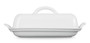 Le Creuset Heritage White Butter Dish