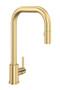 Rohl Perrin  Rowe Holborn Satin English Gold U-Spout Pull-Down Faucet
