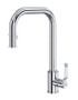 Rohl Perrin  Rowe Armstrong Polished Chrome U-Spout Pull-Down Faucet