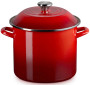 Le Creuset 16 Qt. Classic Round Stockpot in Cerise