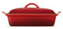 Le Creuset Heritage 4 Qt. Rectangular Casserole in Cerise