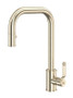 Rohl Perrin  Rowe Armstrong Satin Nickel U-Spout Pull-Down Faucet