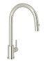 Rohl Perrin  Rowe Holborn Polished Nickel C-Spout Pull-Down Faucet