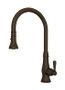 Rohl Patrizia Pull-Down Kitchen Faucet in Tuscan Brass