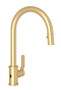 Rohl Faucet Perrin  Rowe Armstrong Pull-Down in Satin English Gold