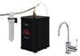 Rohl Perrin  Rowe Armstrong Hot  Cold Water Dispenser With Tank  Filter Kit In Polished Nickel