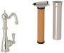 Rohl Perrin  Rowe Edwardian Column Polished Nickel Spout Filter Faucet