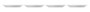 Le Creuset Vancouver Dinner Plates in White Set of 4