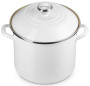 Le Creuset 10 Qt. Classic Round Stockpot in White