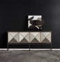 Hooker Furniture Home Entertainment Melange Jova Four-Door Credenza