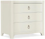 Hooker Furniture Bedroom Serenity Shell Antigua Three Drawer Nightstand