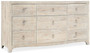 Hooker Furniture Bedroom Serenity Harbour Nine Drawer Dresser