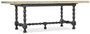 Hooker Furniture Dining Room Ciao Bella 84 Trestle Table With Two 18 Leaves