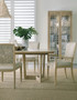 Hooker Furniture Surfrider Carved Back Arm Dining Chair Each