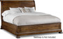 Hooker Furniture Bedroom Archivist Queen Sleigh Bed wLow Footboard