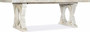 Hooker Furniture Dining Room Serenity Topsail Rectangle Dining Table w Two 18 Leaves
