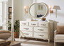 Hooker Furniture Bedroom Americana Oval Mirror in Americana Daisy