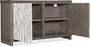 Hooker Furniture Aspen Grove Door Chest in Dark Wood