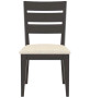 Canadel Gourmet Dining Chair 9223 in Ebony Washed 6K Sunbrella