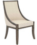 Canadel Champlain Dining Chair 319 in Heritage Taupe 6K Sunbrella