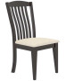 Canadel Gourmet Dining Chair 9048 in Ebony Washed 6K Sunbrella