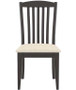 Canadel Gourmet Dining Chair 9048 in Ebony Washed 6K Sunbrella
